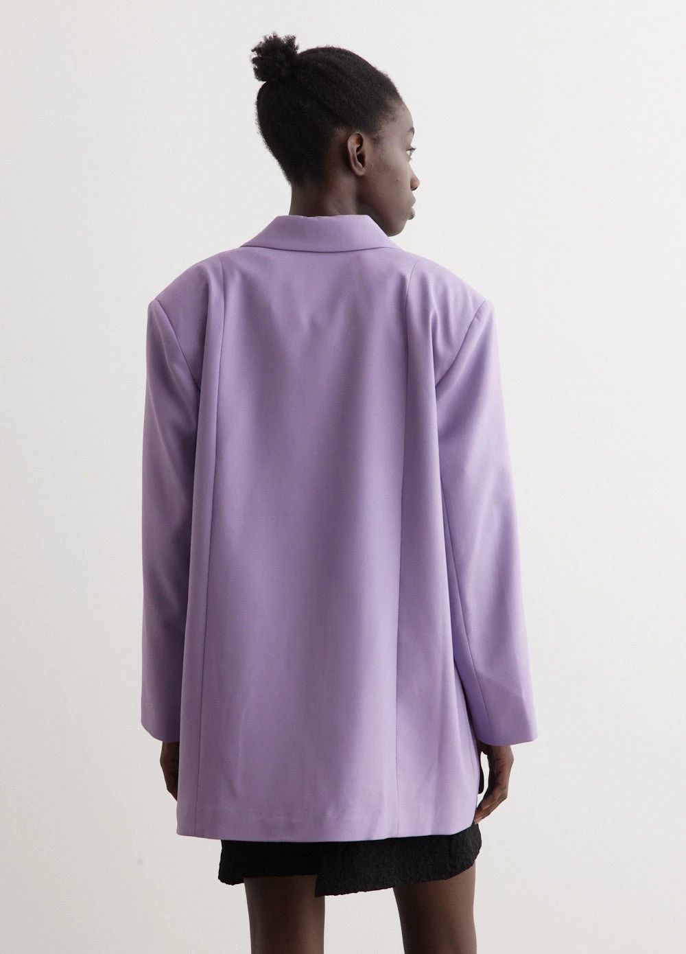 Ganni Light Solid Oversized Blazer 4 Ganni Light Solid Oversized Blazer - Image 4