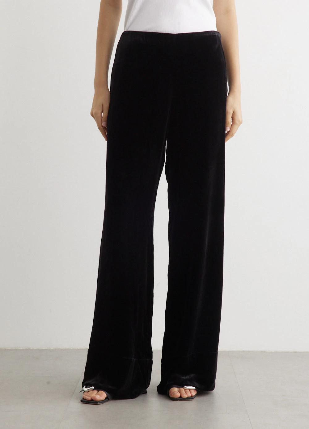 Toteme Wide Velvet Trousers 3 Toteme Wide Velvet Trousers - Image 3