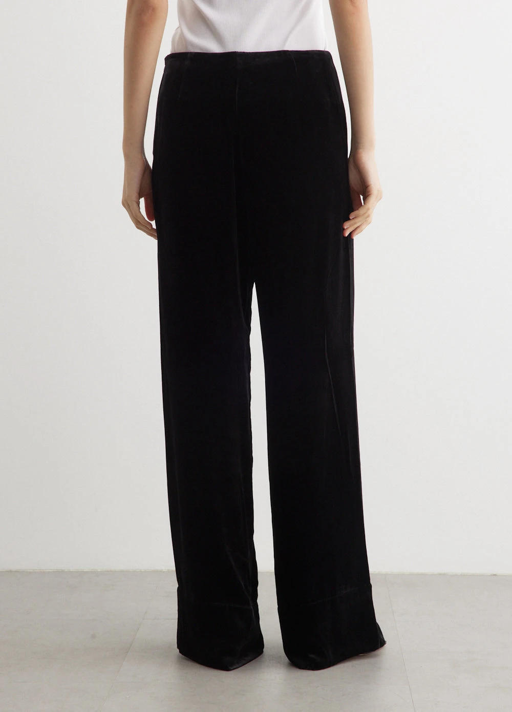 Toteme Wide Velvet Trousers 5 Toteme Wide Velvet Trousers - Image 5