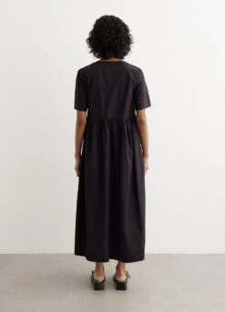 Ganni Cotton Poplin Tie String Long Dress 9 Ganni Cotton Poplin Tie String Long Dress -Style Haven Shop womens incu 620 4a23d549 2bfe 4195 9d10 de1581985a6a