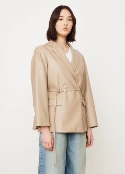 Claudia Vegan Leather Blazer -Style Haven Shop womens incu 640 41b3165f 0e35 4e63 a0aa 3dc9b7fb391d