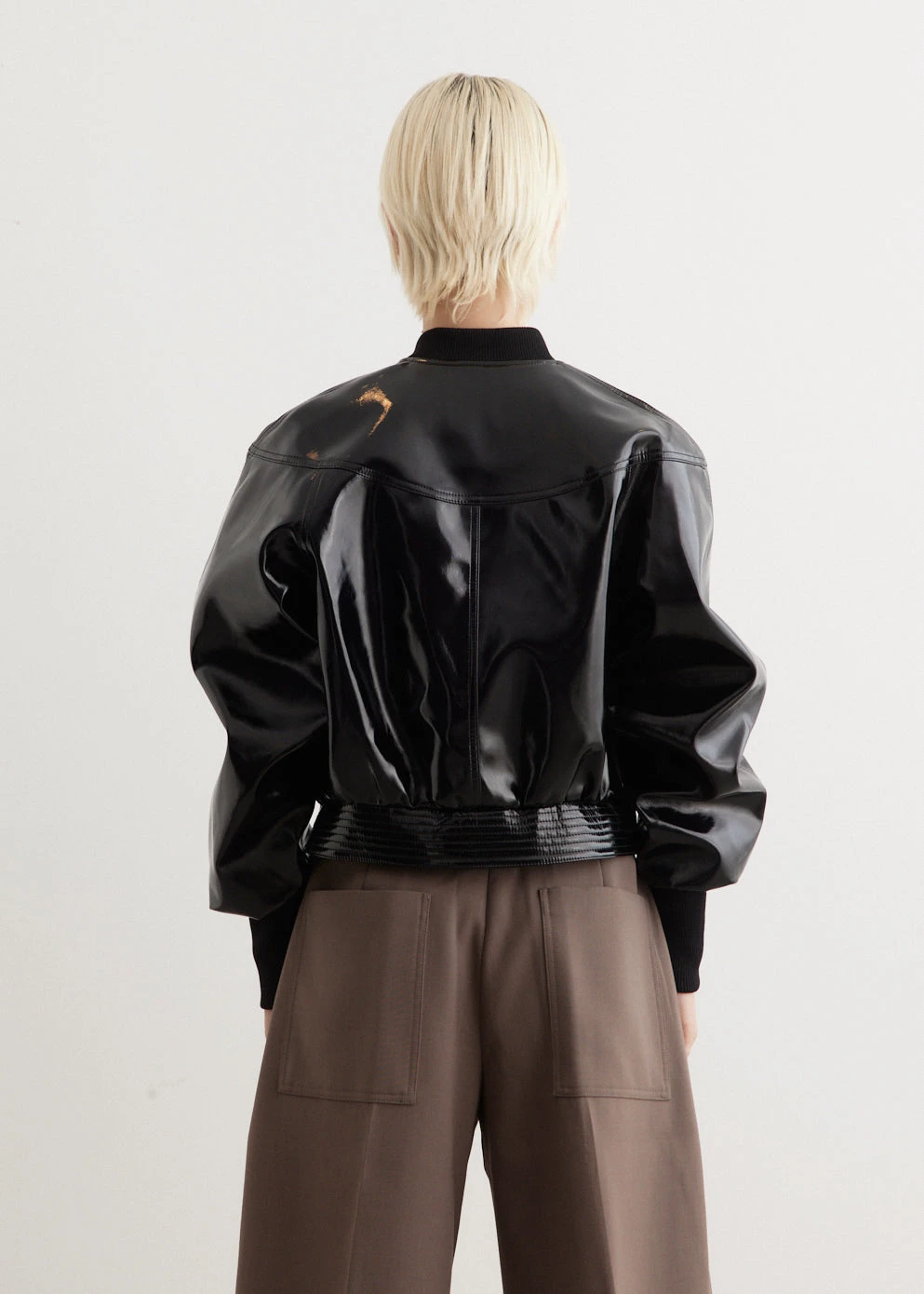 Raglan Patent Leather Jacket 5 Raglan Patent Leather Jacket - Image 5