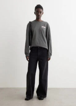 Ganni Future Heavy Loveclub Long-Sleeve T-Shirt