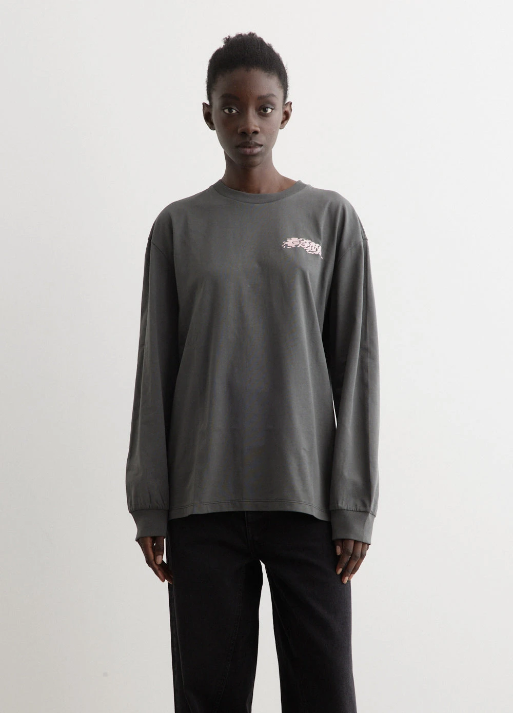 Ganni Future Heavy Loveclub Long-Sleeve T-Shirt 3 Ganni Future Heavy Loveclub Long-Sleeve T-Shirt - Image 3