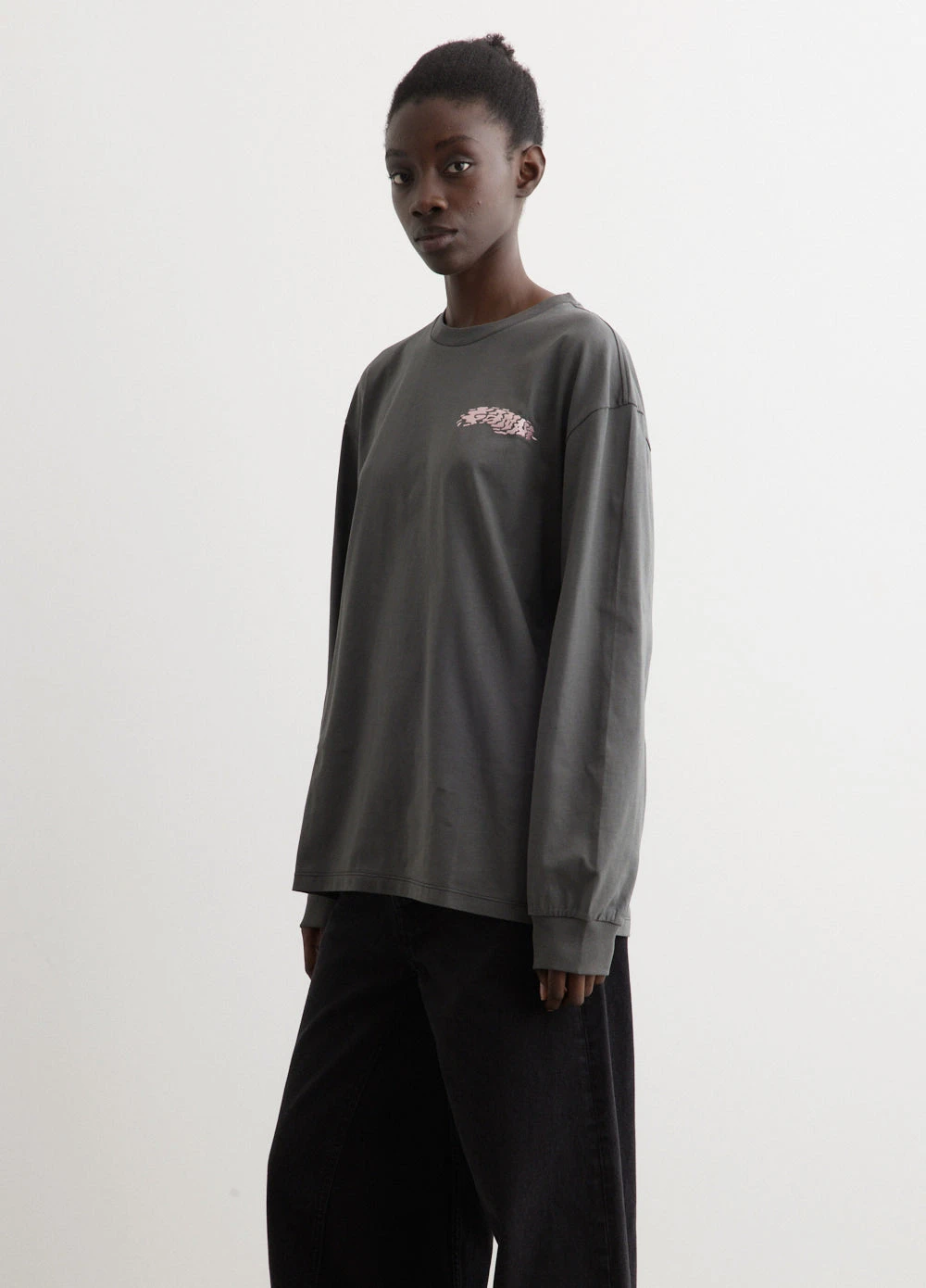 Ganni Future Heavy Loveclub Long-Sleeve T-Shirt 4 Ganni Future Heavy Loveclub Long-Sleeve T-Shirt - Image 4