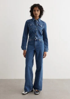 Marine Serre Deadstock Denim Boxy Jacket -Style Haven Shop womens incu 669 b4aac520 488a 47c3 b3f9 e1abb8575518