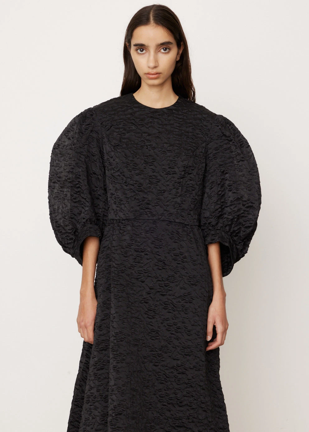 Simone Rocha Puff Sleeve Fitted Dress 2 Simone Rocha Puff Sleeve Fitted Dress - Image 2