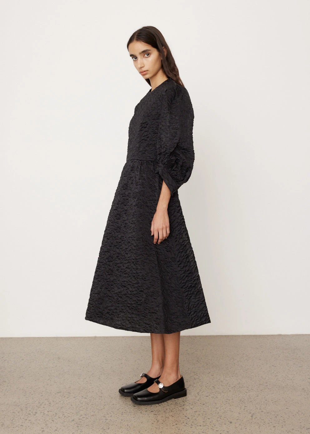 Simone Rocha Puff Sleeve Fitted Dress 3 Simone Rocha Puff Sleeve Fitted Dress - Image 3