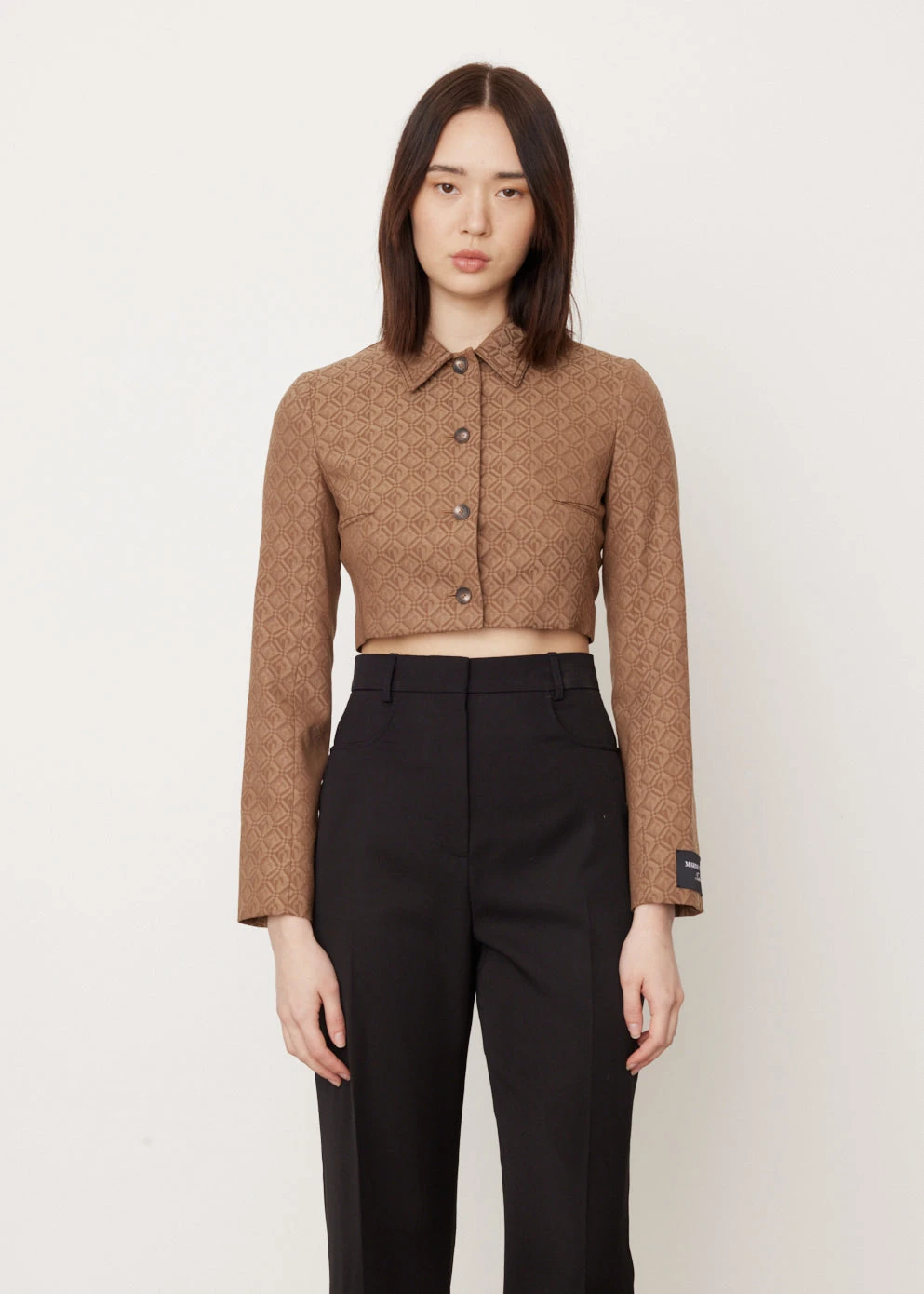 Marine Serre Regenerated Moon Diamant Tailored Jacket 1 Marine Serre Regenerated Moon Diamant Tailored Jacket