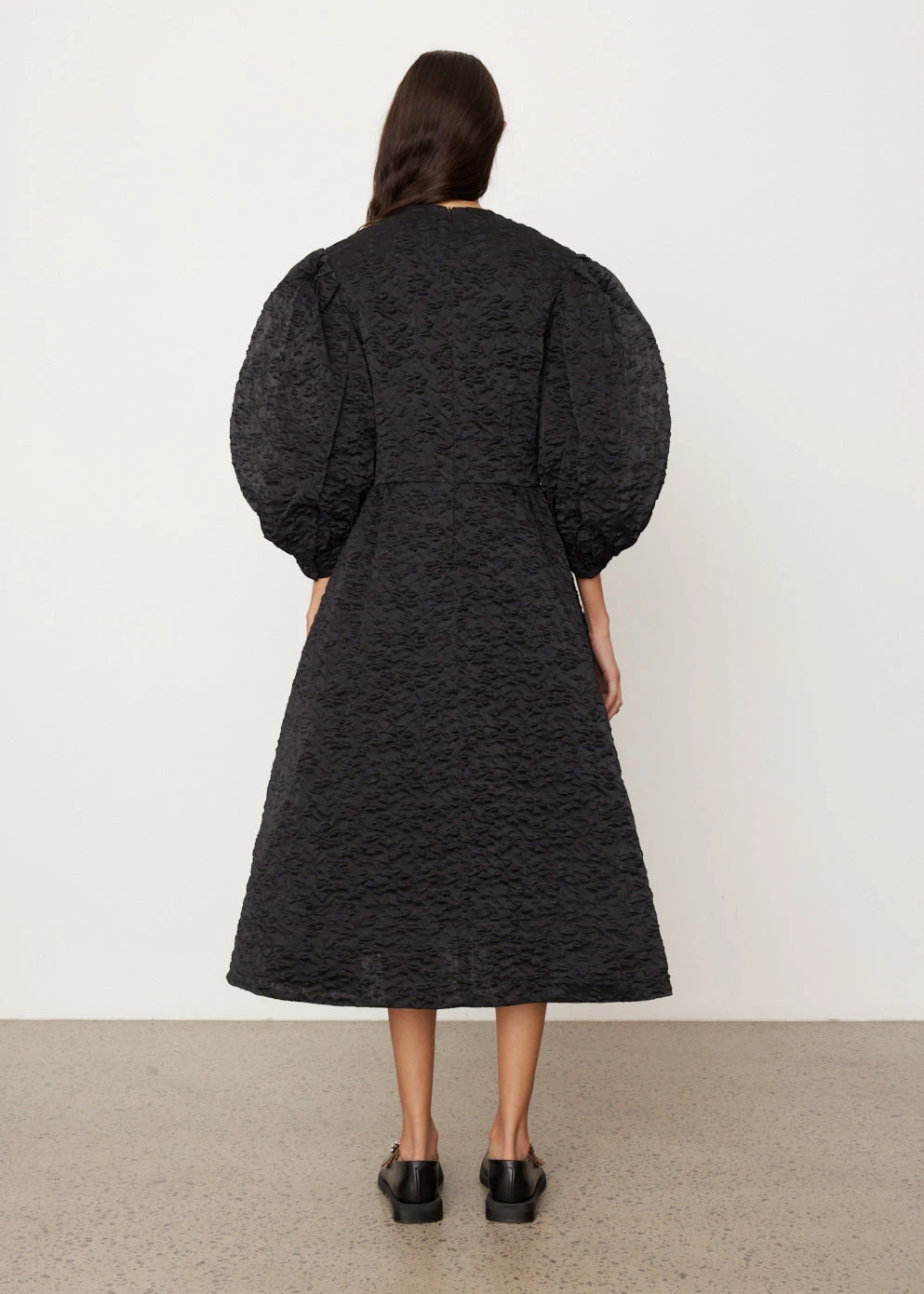 Simone Rocha Puff Sleeve Fitted Dress 4 Simone Rocha Puff Sleeve Fitted Dress - Image 4