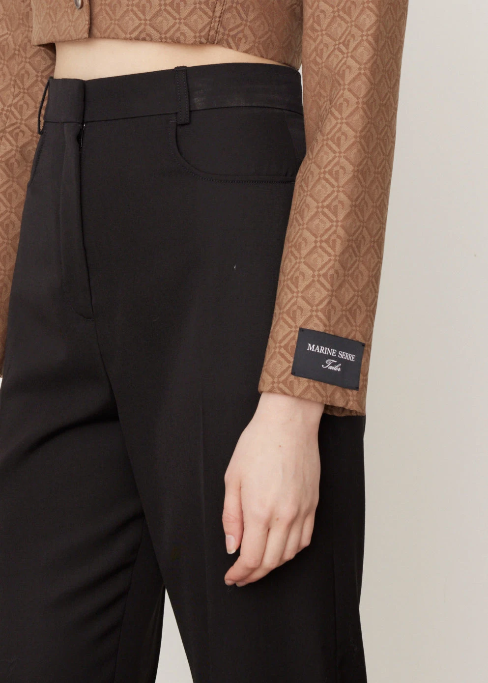 Marine Serre Regenerated Moon Diamant Tailored Jacket 5 Marine Serre Regenerated Moon Diamant Tailored Jacket - Image 5