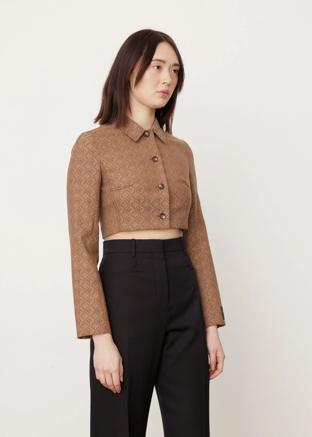 Marine Serre Regenerated Moon Diamant Tailored Jacket 3 Marine Serre Regenerated Moon Diamant Tailored Jacket - Image 3