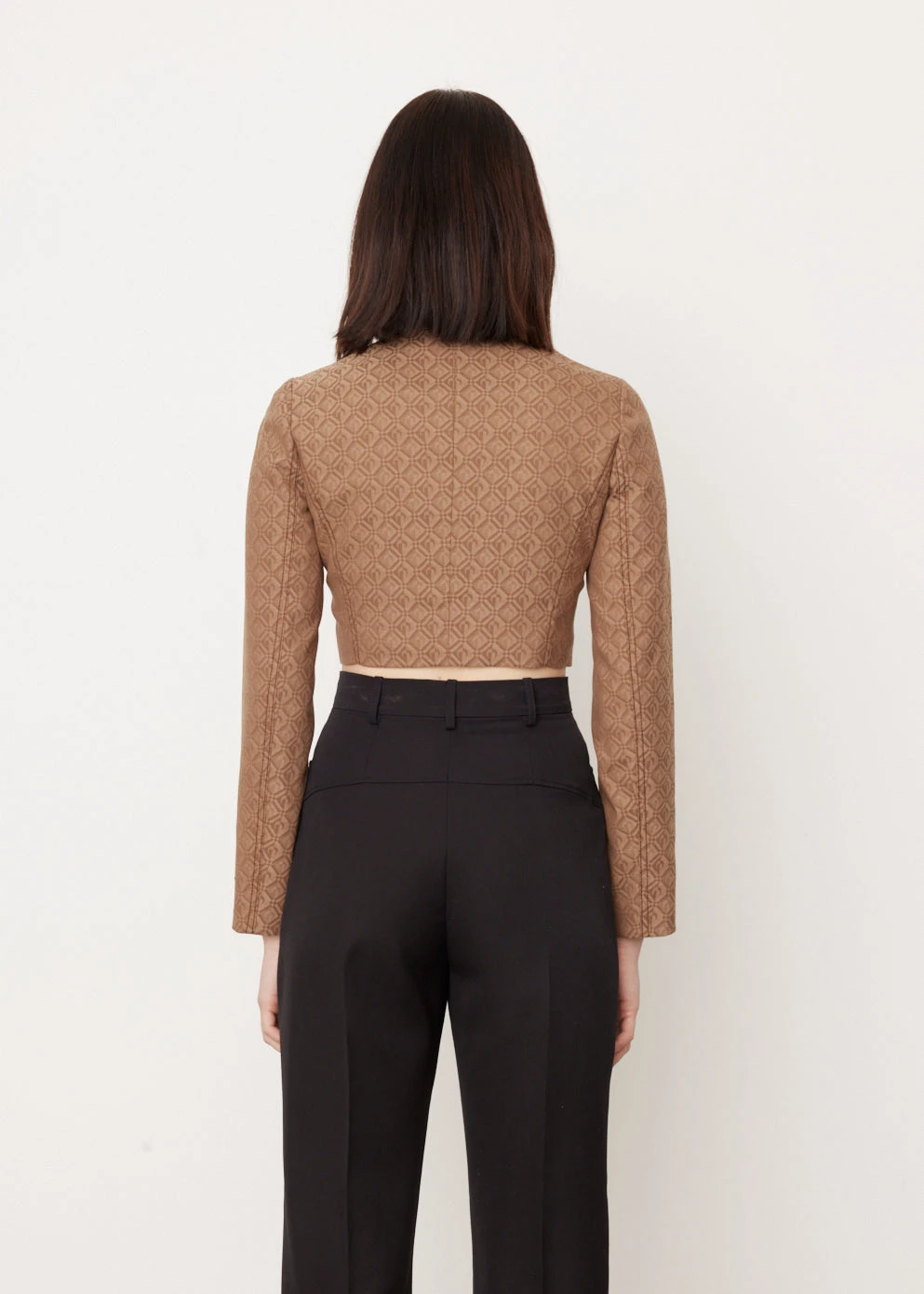 Marine Serre Regenerated Moon Diamant Tailored Jacket 4 Marine Serre Regenerated Moon Diamant Tailored Jacket - Image 4