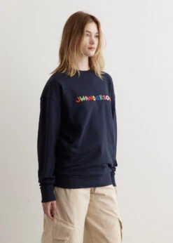 JW Anderson Logo Embroidery Sweatshirt -Style Haven Shop womens incu 688 6af8a60b 9369 4e22 867a 531023b4dc3f