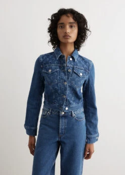 Marine Serre Deadstock Denim Boxy Jacket -Style Haven Shop womens incu 689 69131642 2e09 4ac3 a430 8f4e1896ef22