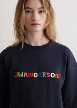 JW Anderson Logo Embroidery Sweatshirt -Style Haven Shop womens incu 693 9ae01965 d81c 47f5 a4cf d97ba51c5f9c
