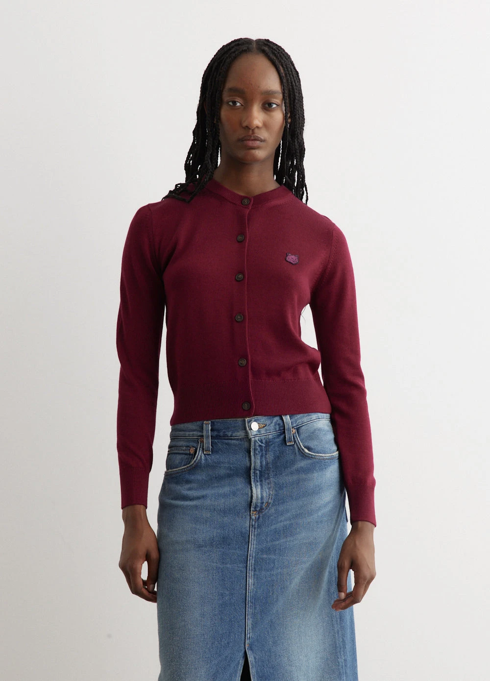 Fox Head Patch Regular Cardigan 1 Fox Head Patch Regular Cardigan