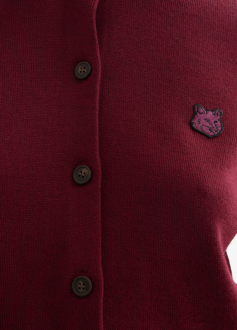 Fox Head Patch Regular Cardigan 2 Fox Head Patch Regular Cardigan - Image 2