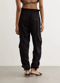 Ganni Washed Satin Pocket Pants -Style Haven Shop womens incu 717 e3b12ef0 4149 49dc 8d80 9e66b7410d9e