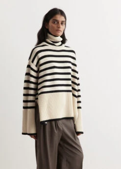 Toteme Signature Stripe Turtleneck Sweater 7 Toteme Signature Stripe Turtleneck Sweater -Style Haven Shop womens incu 718 c99c3b55 8dac 40a1 a7da 7510e8bc3b31