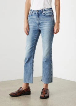 Rag & Bone Nina High-Rise Ankle Flare Jeans -Style Haven Shop womens incu 719