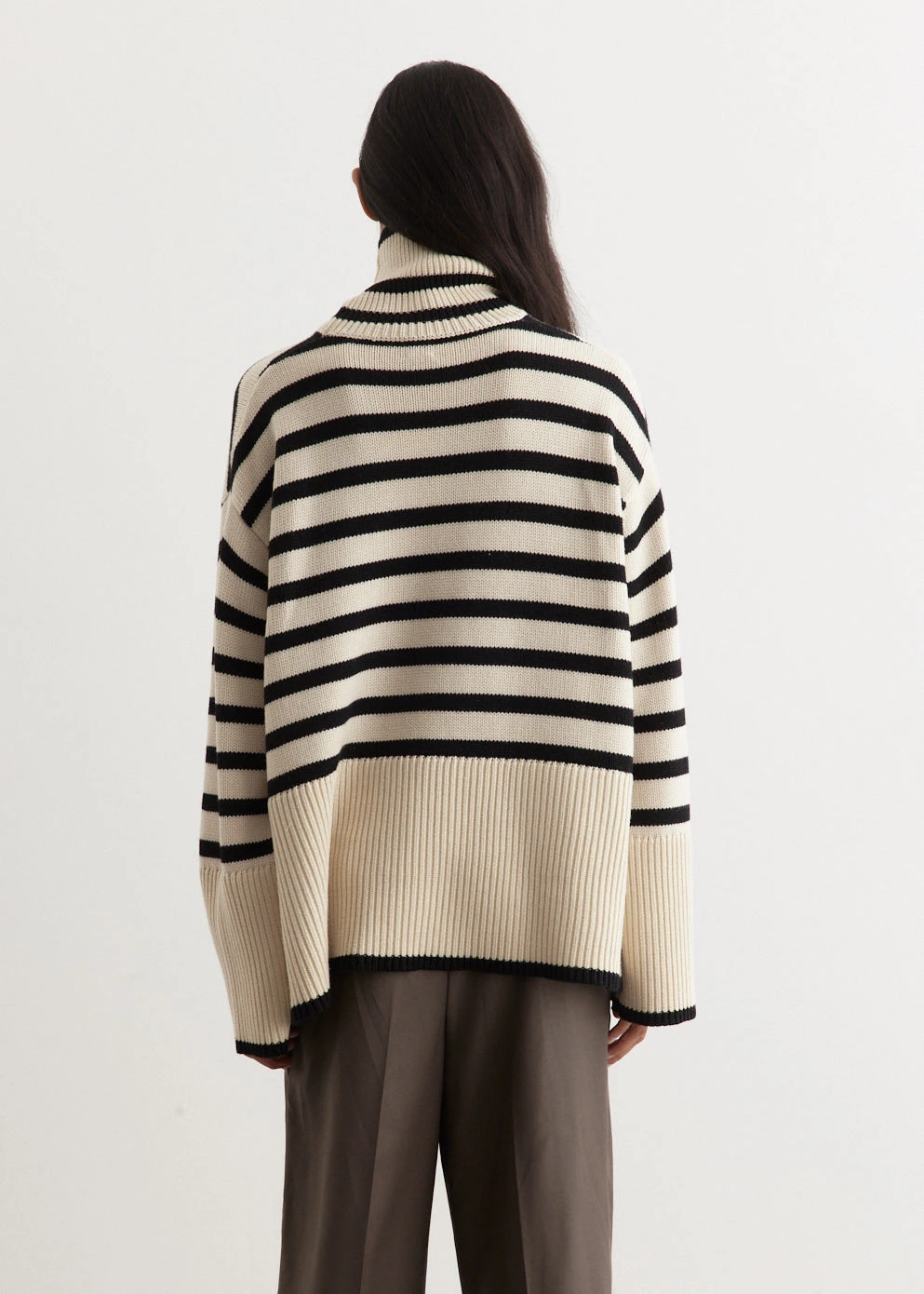 Toteme Signature Stripe Turtleneck Sweater 5 Toteme Signature Stripe Turtleneck Sweater - Image 5