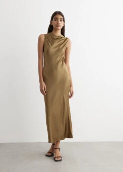 Infinity Cowl Neck Dress