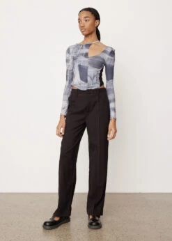 Anja Patch Print Top -Style Haven Shop womens incu 731 4a459fa4 1880 4842 8d17 79bf9d68725c