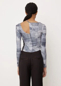 Anja Patch Print Top -Style Haven Shop womens incu 742 290c3b35 b90d 4a49 97c3 f7ec9ae7401d