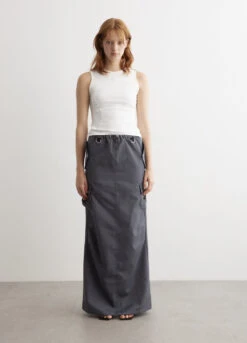 Coperni Tailored Cargo Maxi Skirt