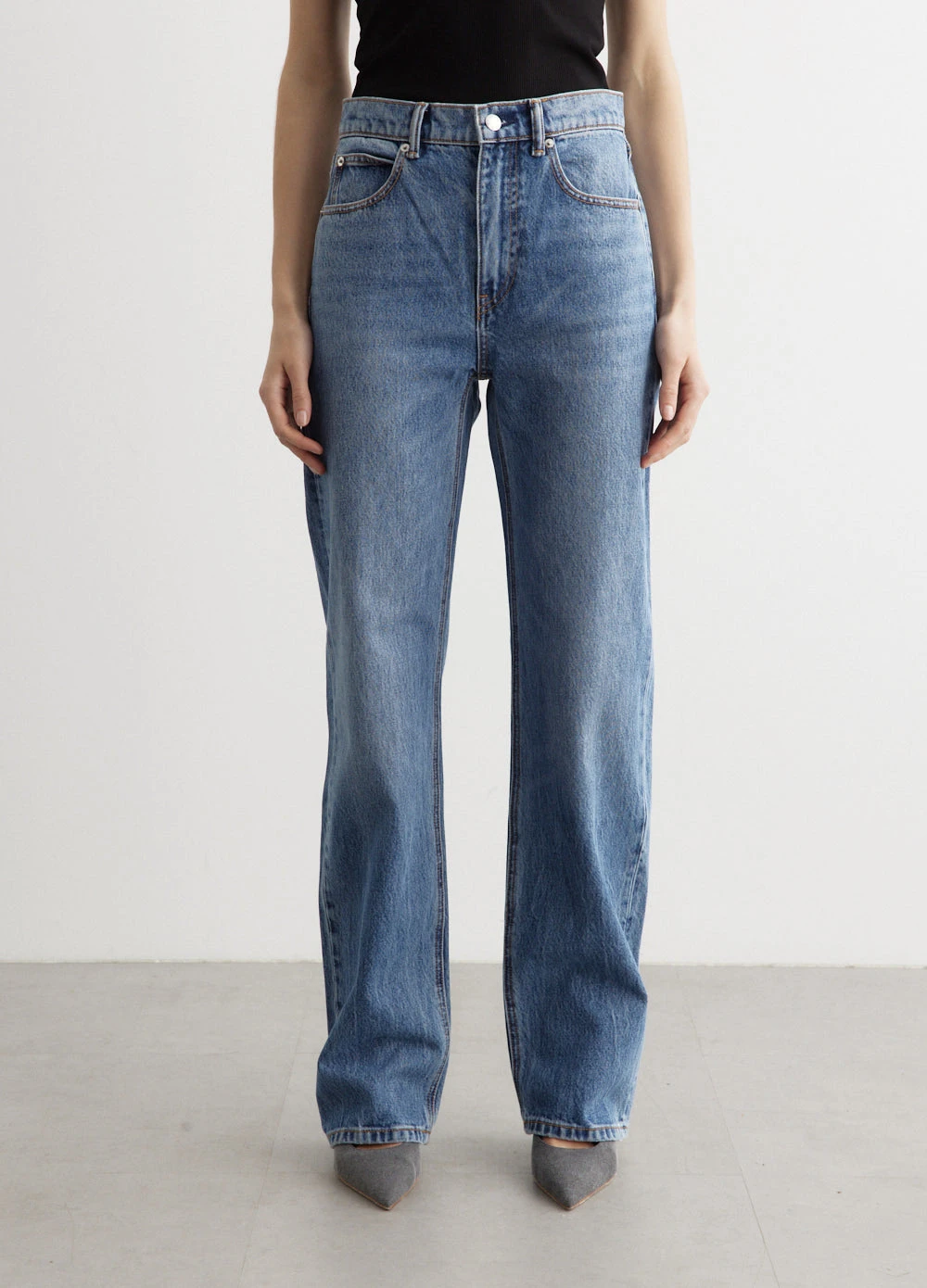 ALEXANDER WANG Ez Mid-Rise Relaxed Jeans 1 ALEXANDER WANG Ez Mid-Rise Relaxed Jeans