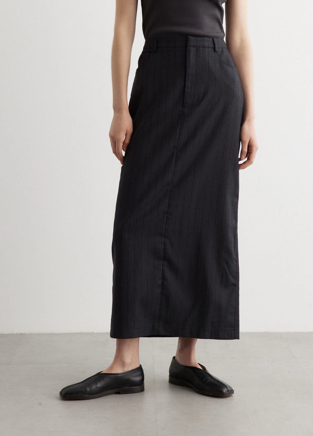 Long Stripe Skirt 1 Long Stripe Skirt