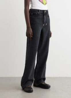 Ganni Heavy Denim Izey Drawstring Jeans -Style Haven Shop womens incu 785 4d224dbb 7cbc 455e 9551 12cc71ea18f0