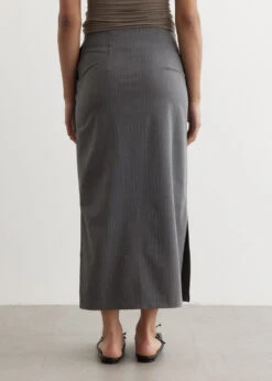 Angel Long Pinstripe Skirt -Style Haven Shop womens incu 797 4b1461d2 6854 4244 a7f8 fbd0111f286d