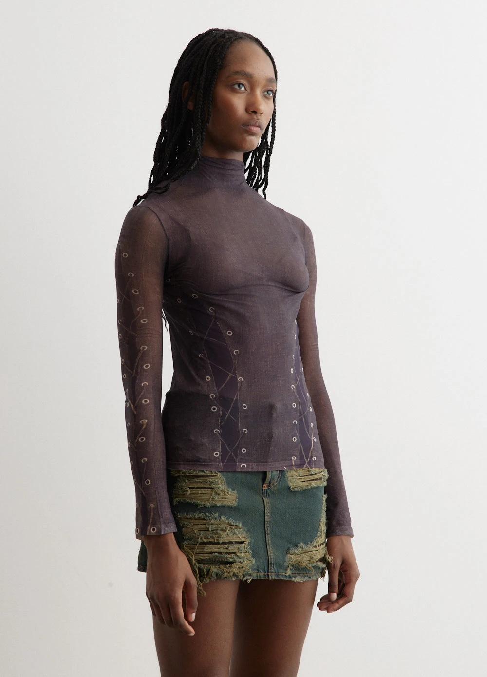 Acne Studios Denise Trompe L'Oeil Top 2 Acne Studios Denise Trompe L'Oeil Top - Image 2