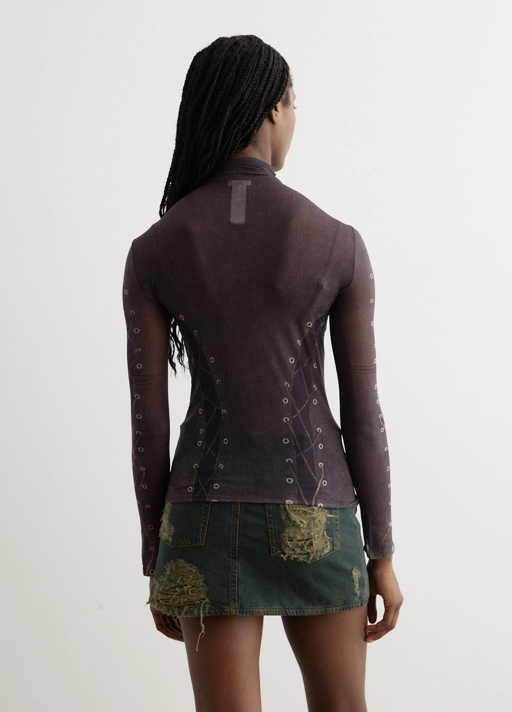 Acne Studios Denise Trompe L'Oeil Top 5 Acne Studios Denise Trompe L'Oeil Top - Image 5