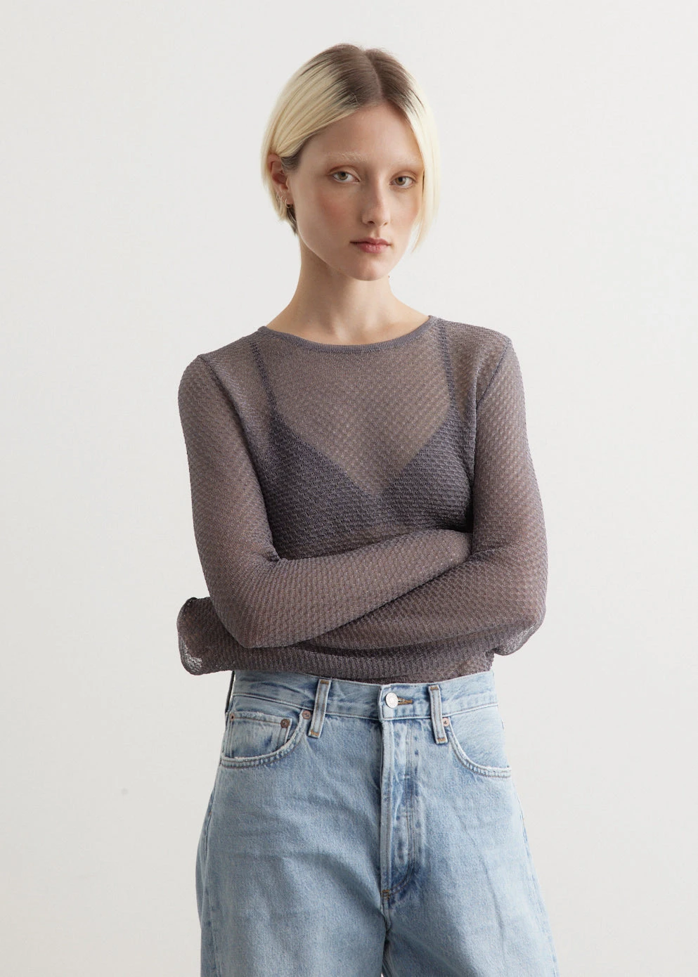 Leaf Long-Sleeve Knit Top 3 Leaf Long-Sleeve Knit Top - Image 3