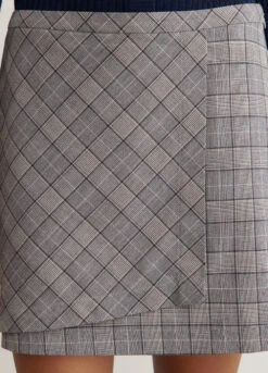 Ganni Check Mix Mini Skirt -Style Haven Shop womens incu 829 1e7b0e85 cdc8 4473 b00d 6f0395b155d5