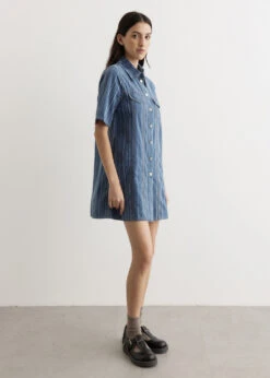 Ganni Light Stripe Denim Mini Dress 8 Ganni Light Stripe Denim Mini Dress -Style Haven Shop womens incu 852 7b1dbfee e08f 4366 9b95 abda6eef22e8