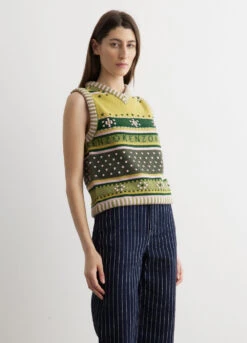 Fairisle Knitted Jumper Vest -Style Haven Shop womens incu 853 3ddea9e1 1c53 4d78 8858 68d462e6fd63