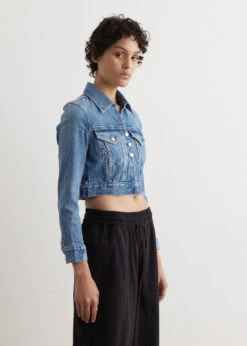 ALEXANDER WANG Shrunken Cardi Trucker Jacket -Style Haven Shop womens incu 858 700381e3 ce27 4cf6 93f0 eed724d82305