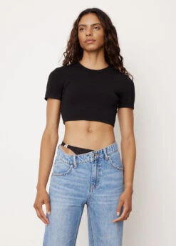 ALEXANDER WANG Skewed Logo Jacquard T-Shirt