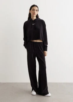 Nike Velour Crop Hoodie -Style Haven Shop womens incu 867 0ef40625 fd24 4f04 9e1b 5118c2af1337