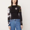 Marine Serre Regenerated Graphic Patchwork T-Shirt
