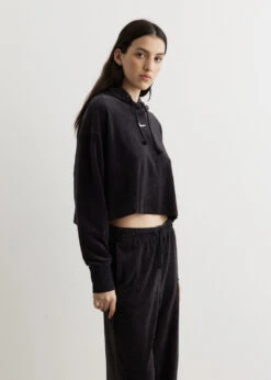 Nike Velour Crop Hoodie -Style Haven Shop womens incu 875 4b1babb7 81fd 4812 af5d 74fc2e19535f