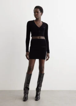 ALEXANDER WANG Mini Logo Skirt