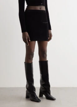 ALEXANDER WANG Mini Logo Skirt -Style Haven Shop womens incu 890 84090d6f b319 4be0 9fdd 69ed5858fa85