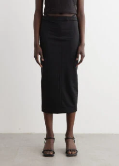 ALEXANDER WANG Fitted G-String Long Skirt -Style Haven Shop womens incu 903 76647d7f ecc8 4a7b a027 68ebb4281830