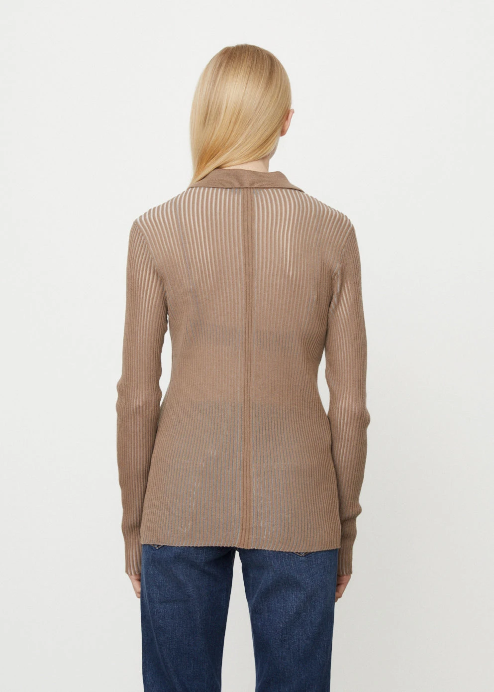 Rag & Bone Dorit Knit Button Down Shirt 4 Rag & Bone Dorit Knit Button Down Shirt - Image 4