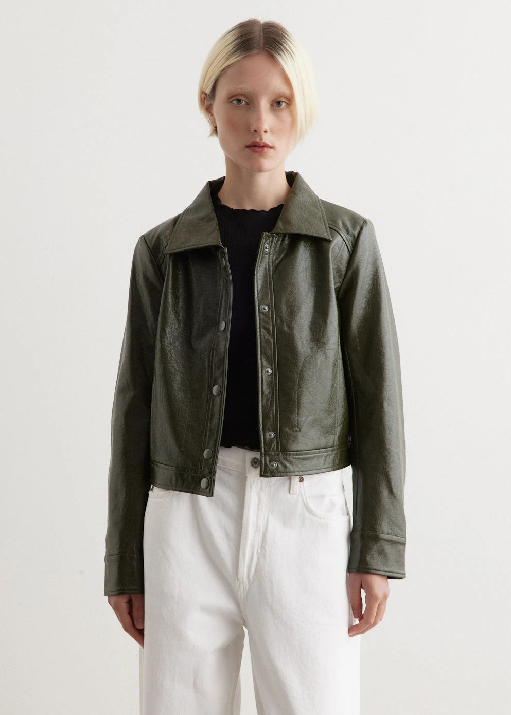 Tagore Vegan Leather Jacket 2 Tagore Vegan Leather Jacket - Image 2